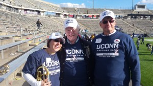 UConn Marching Band alumni and Brothers of Alpha Phi Omega from the decades!